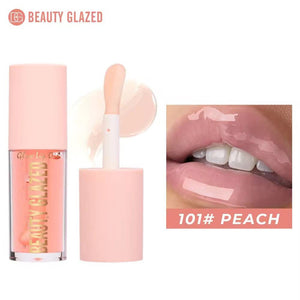 Beauty Glazed New Glow Lip Oil Shade 101 (Peach) - Pink Flash BD