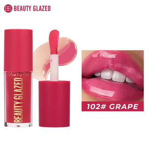 Beauty Glazed New Glow Lip Oil Shade 102 (Grape) - Pink Flash BD