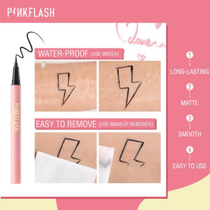 Pink Flash Lock All Day Waterproof Eyeliner -E01