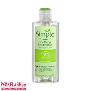 Simple kind to skin soothing facial toner