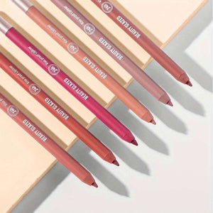 Beauty Glazed 24H Waterproof Lip Liner | Shade 101: Nude - Classic Pinkish Beige | Long-Lasting Matte Lip Pencil | Pink Flash BD - Pink Flash BD