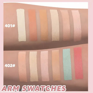 Beauty Glazed Soft Phantom 6 Color Concealer Palette 402 – Creamy, Blendable Shades for Flawless Coverage, Highlighting & Contouring - Pink Flash BD