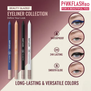 BEAUTY GLAZED 24H Pure Kajal Liner – Navy Blue - Pink Flash BD
