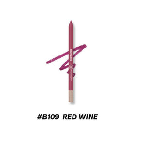 Beauty Glazed 24hours waterproof and long lasting lipliner shade number 109 (shade name Red Wine) - Pink Flash BD