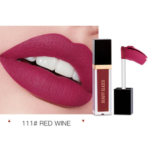 Beauty Glazed Ultra Matte Mini Liquid Lipstick Shade 111 (Red Wine) - Pink Flash BD