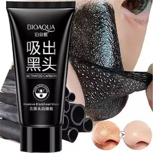 Bioaqua Black Mask | Nose Acne & Blackhead Remover – Deep Cleansing Pore Mask | PinkFlashBD.