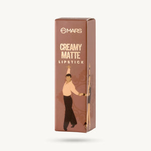 MARS Creamy Matte Lipstick Shade 22 Ballroom Passion - Sophisticated Matte Lipstick Packaging - Pink Flash BD