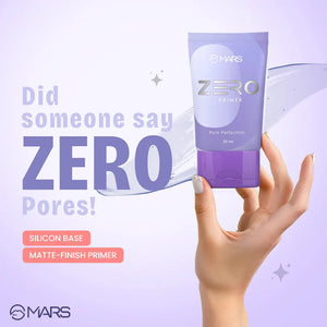 MARS Zero Primer | Pore Perfecting Primer for Smooth, Matte Skin - Pink Flash BD