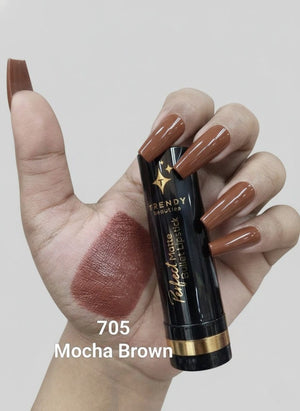 Trendy Beauties Perfect Matte Bullet Lipstick Shade 705 - Velvet Matte Finish Pink Flash BD