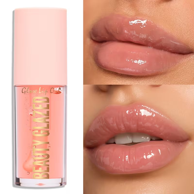 Beauty Glazed New Glow Lip Oil Shade 101 (Peach) - Pink Flash BD
