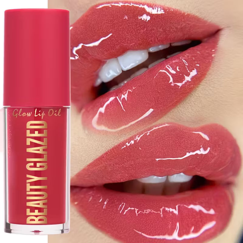 Beauty Glazed New Glow Lip Oil  Shade 102 (Grape) - Pink Flash BD