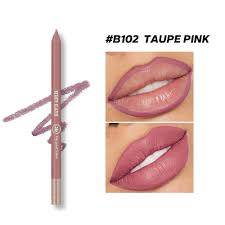 Beauty Glazed 24hours waterproof and long lasting lipliner shade number 102 (shade name Taupe Pink) - Pink Flash BD