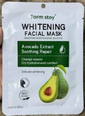 Form Stoy Whitening Facial Mask Avocado Extract-25ml
