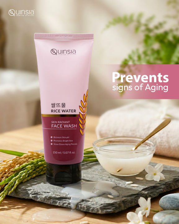 Quinsia Rice Water Skin Radiant Face Wash-150ml