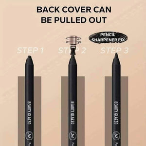 BEAUTY GLAZED 24H Pure Kajal Liner – Black - Pink Flash BD