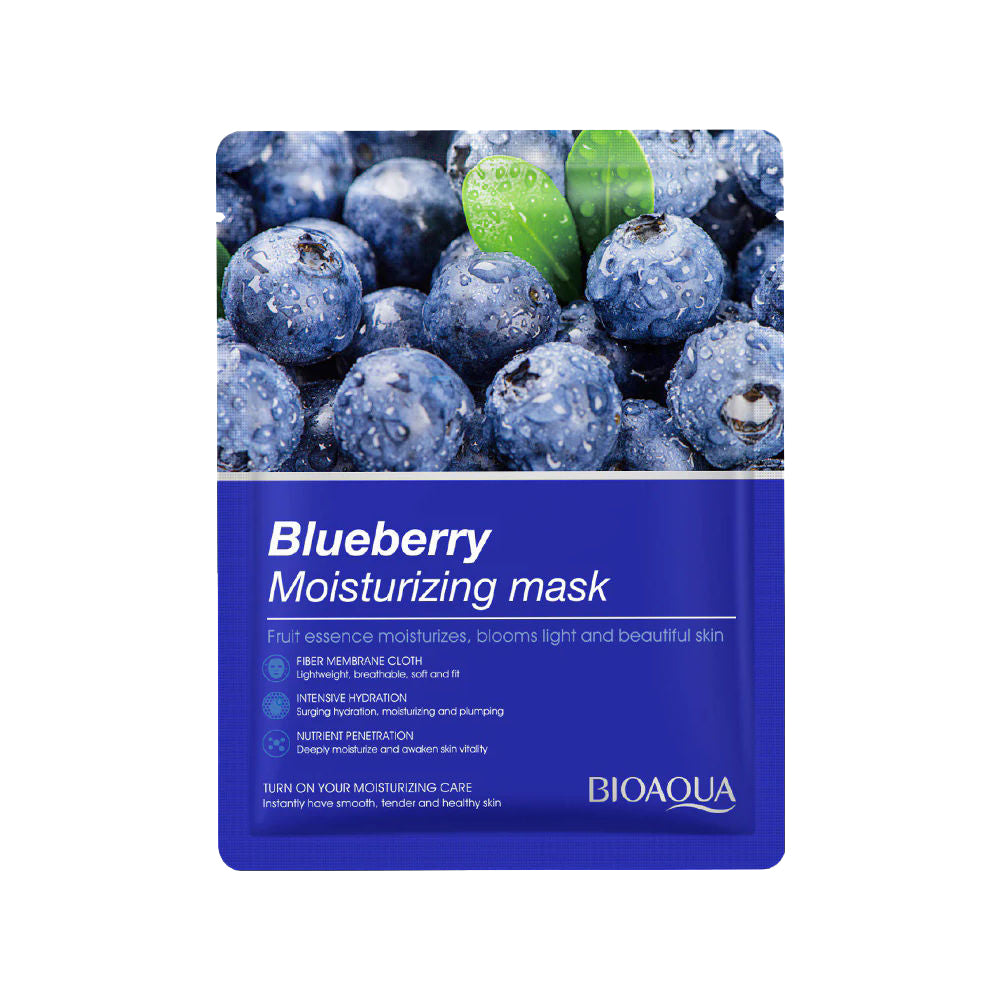 Bioaqua Blueberry Moisturizing Face Sheet Mask-25G