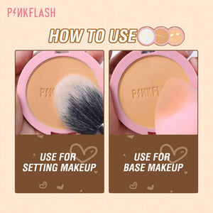 Pink Flash Lasting Matte Pressed Powder