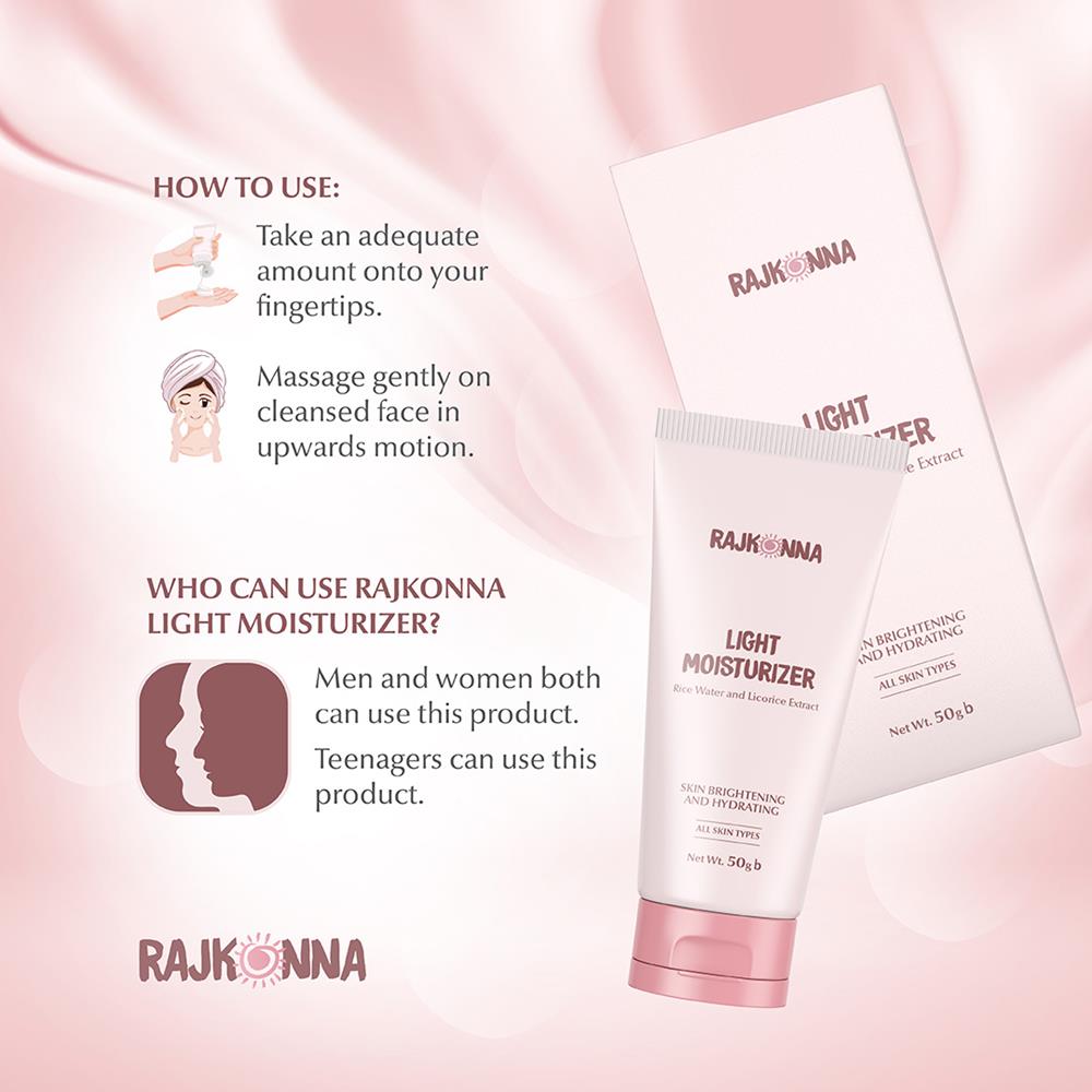 Rajkonna Light Moisturizer Cream 50G