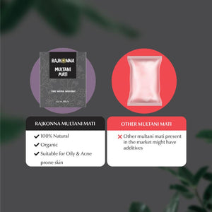 Rajkonna Multani mati 80gm - Pink Flash BD