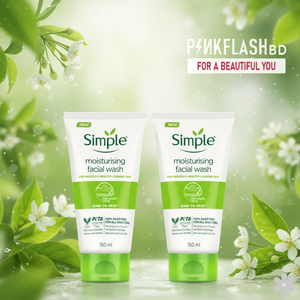 Simple kind to skin moisturising facial wash - Pink Flash BD