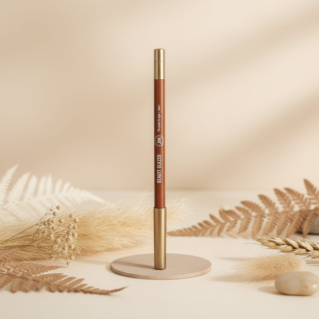 Beauty Glazed Brown Kajal Gel Liner – Smooth, Waterproof & Long-Lasting Eye Definition - Pink Flash BD