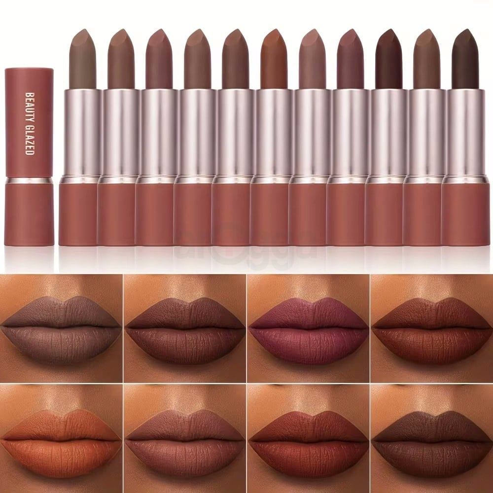 BEAUTY GLAZED Modern Matte Lipstick Shade 112 - Pink Flash BD