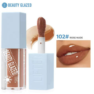 Beauty Glazed Lip Oil Cool Chillz Shade 102 (Rose Nude) - Pink Flash BD