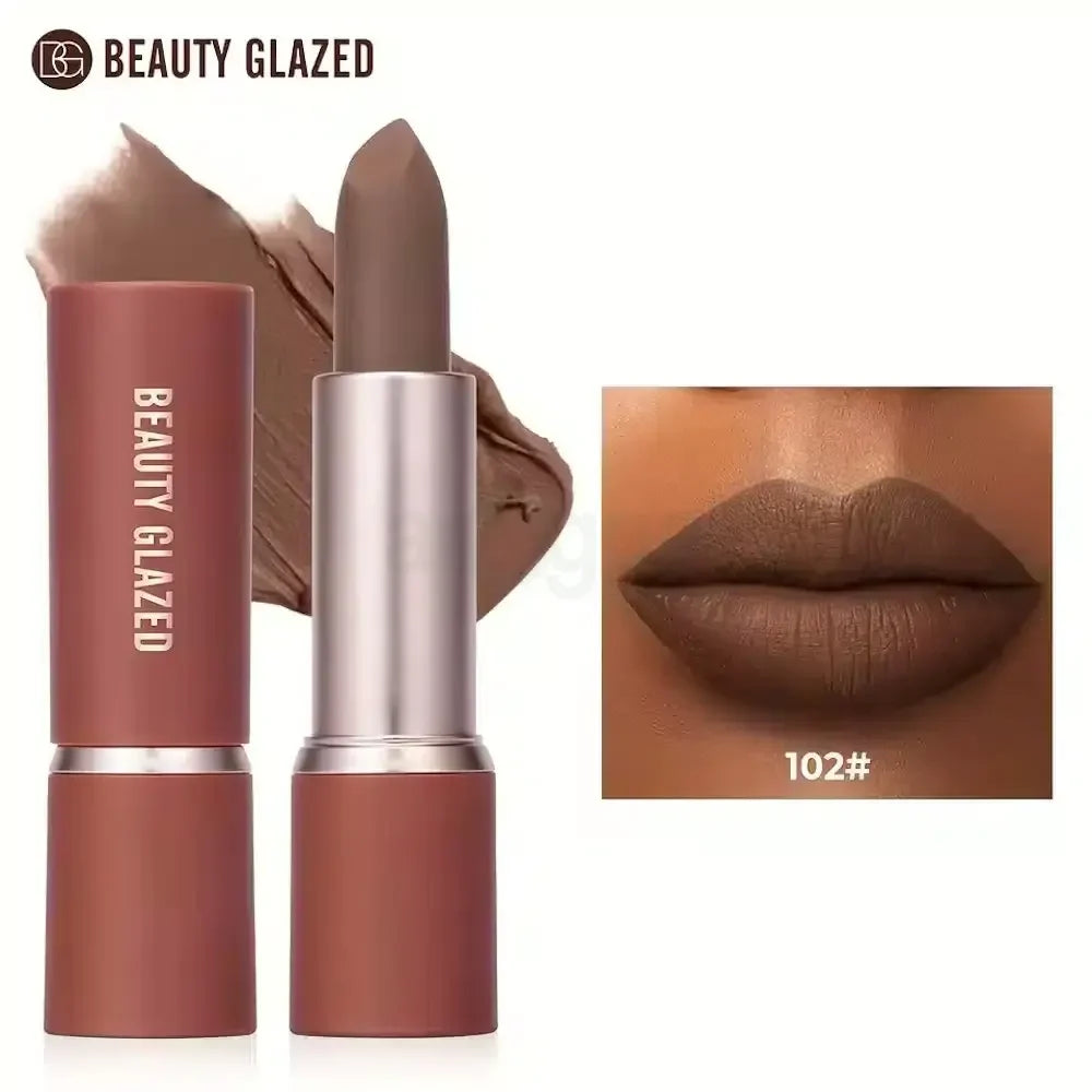 BEAUTY GLAZED Modern Matte Lipstick Shade 102 - Pink Flash BD