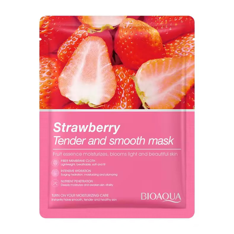 BIOAQUA Strawberry Tender & Smooth Facial Mask