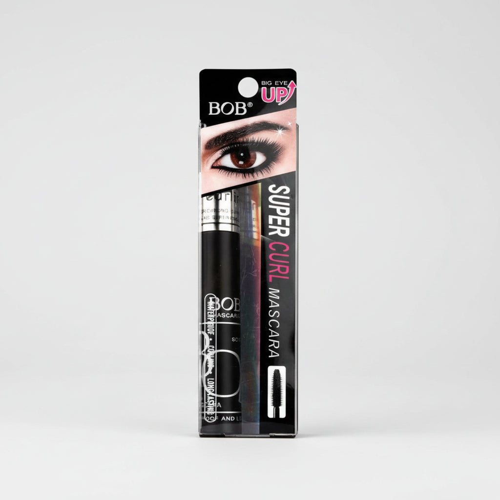 BOB Super Curl Mascara 8g – Waterproof, Smudge-Proof & Long-Lasting.