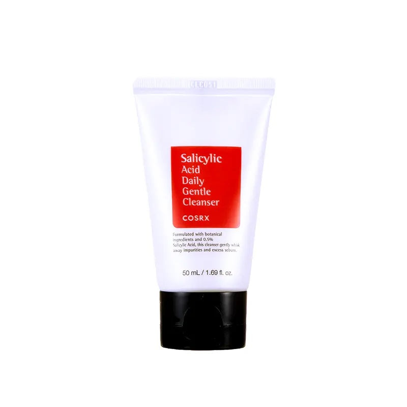 COSRX Salicylic Acid Daily Gentle Cleanser 50ml - BHA Acne Care Face Wash - Pink Flash BD