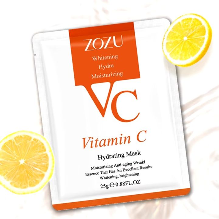 ZOZU Moisturizing & Hydrating Vitamin C Face Sheet Mask- 25ml