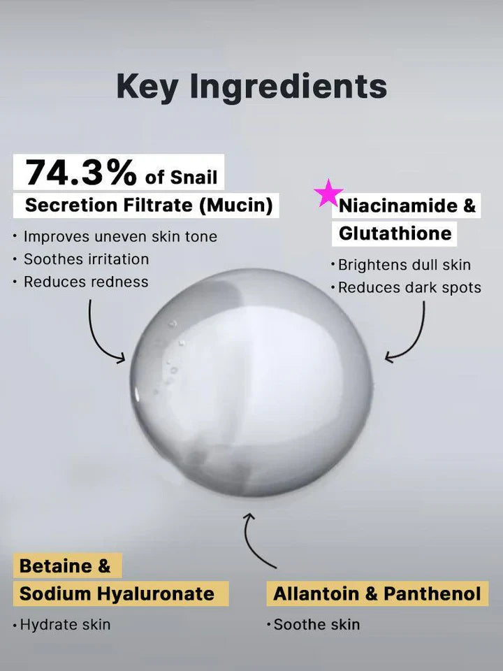 COSRX Advanced Snail Radiance Dual Essence (100ml) | Pink Flash BD