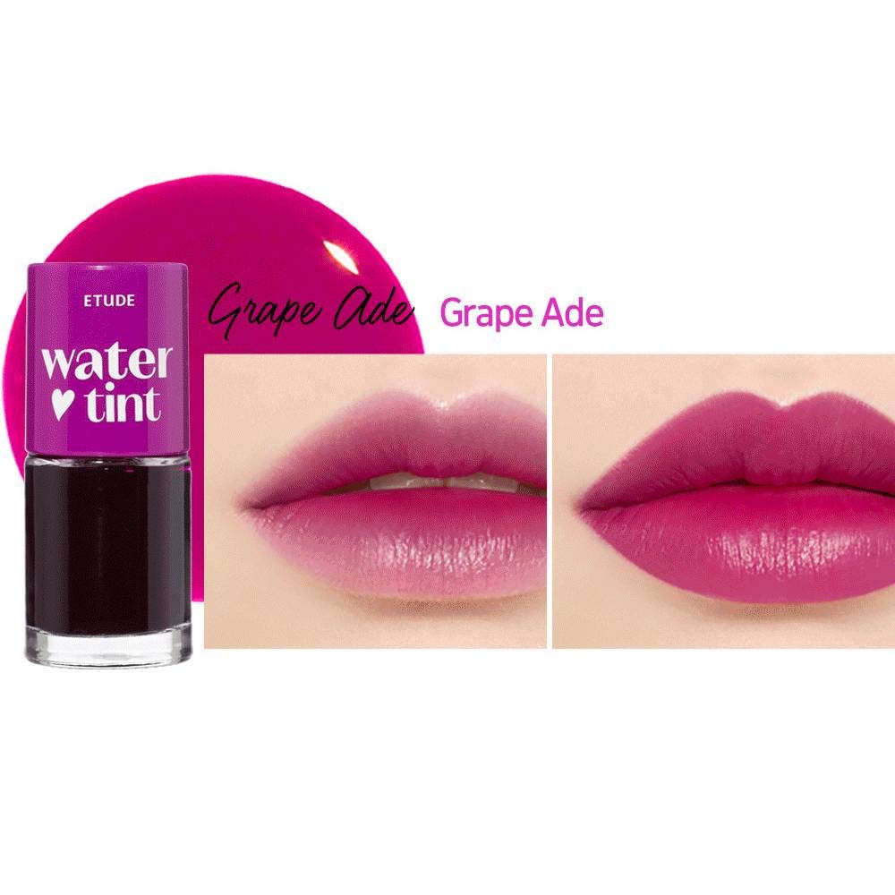 Lightweight water-based texture and applicator of ETUDE Grape Ade Tint