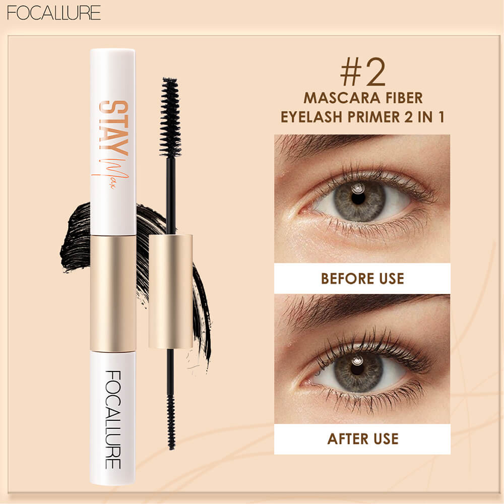 FA 160 –Focallure STAYMAX Waterproof Mascara &amp; Eyeliner 2in1