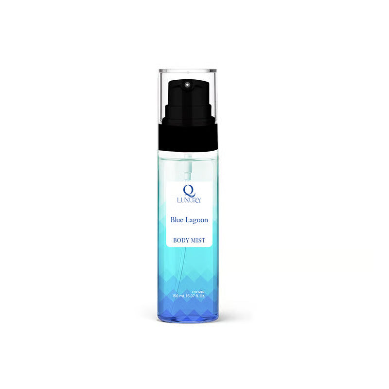 Qluxury Blue Lagoon Body Mist For Men-150ml