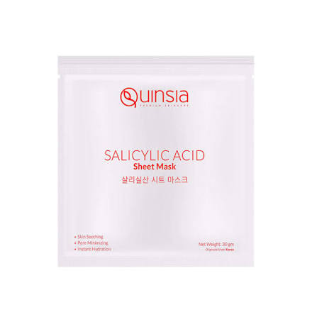 Quinsia Salicylic Acid Sheet Mask-30gm