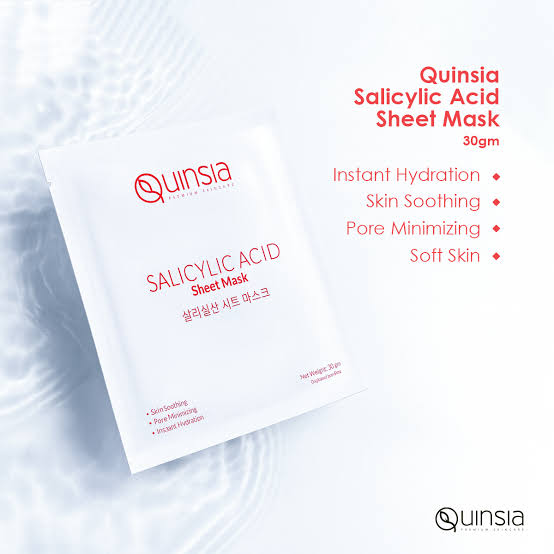 Quinsia Salicylic Acid Sheet Mask-30gm