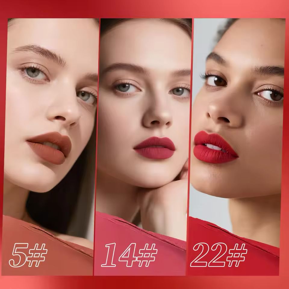 Model wearing IMAGIC for a sophisticated, matte lip - Pink Flash BD