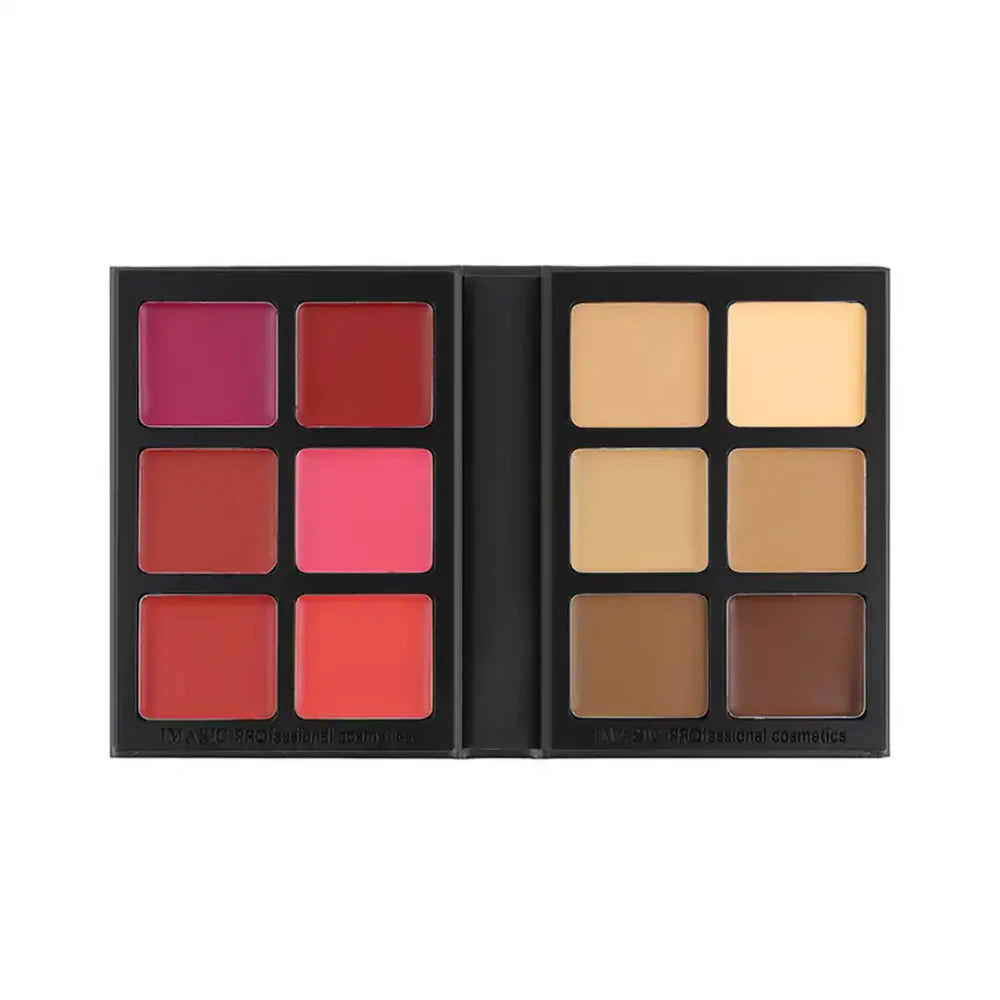IMAGIC Professional Multiuse Cream Foundation & Blush Palette