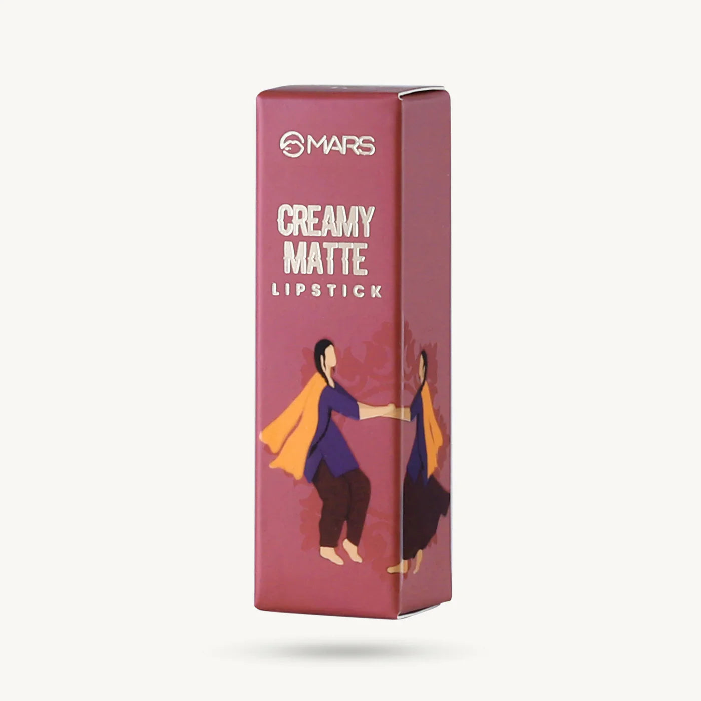 MARS Creamy Matte Lipstick Shade 21 Giddha Glow Packaging - Vibrant Warm Terracotta Orange Matte Lipstick - Pink Flash BD