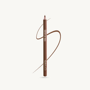 MARS Edge of Desire Lip Liner Pencil Shade 12 Brown Mocha - Deep Cool-Toned Coffee Brown Matte Lip Liner - Pink Flash BD