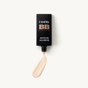 MARS Lightweight BB Cream Foundation Shade Fair - Ultra-Light Natural Matte Daily Base - Pink Flash BD