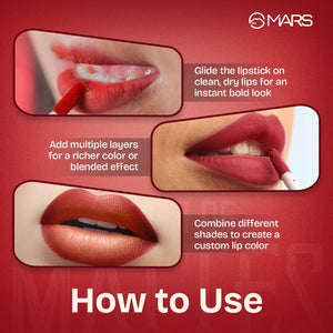 MARS Queen of Mattes Liquid Lipstick Set