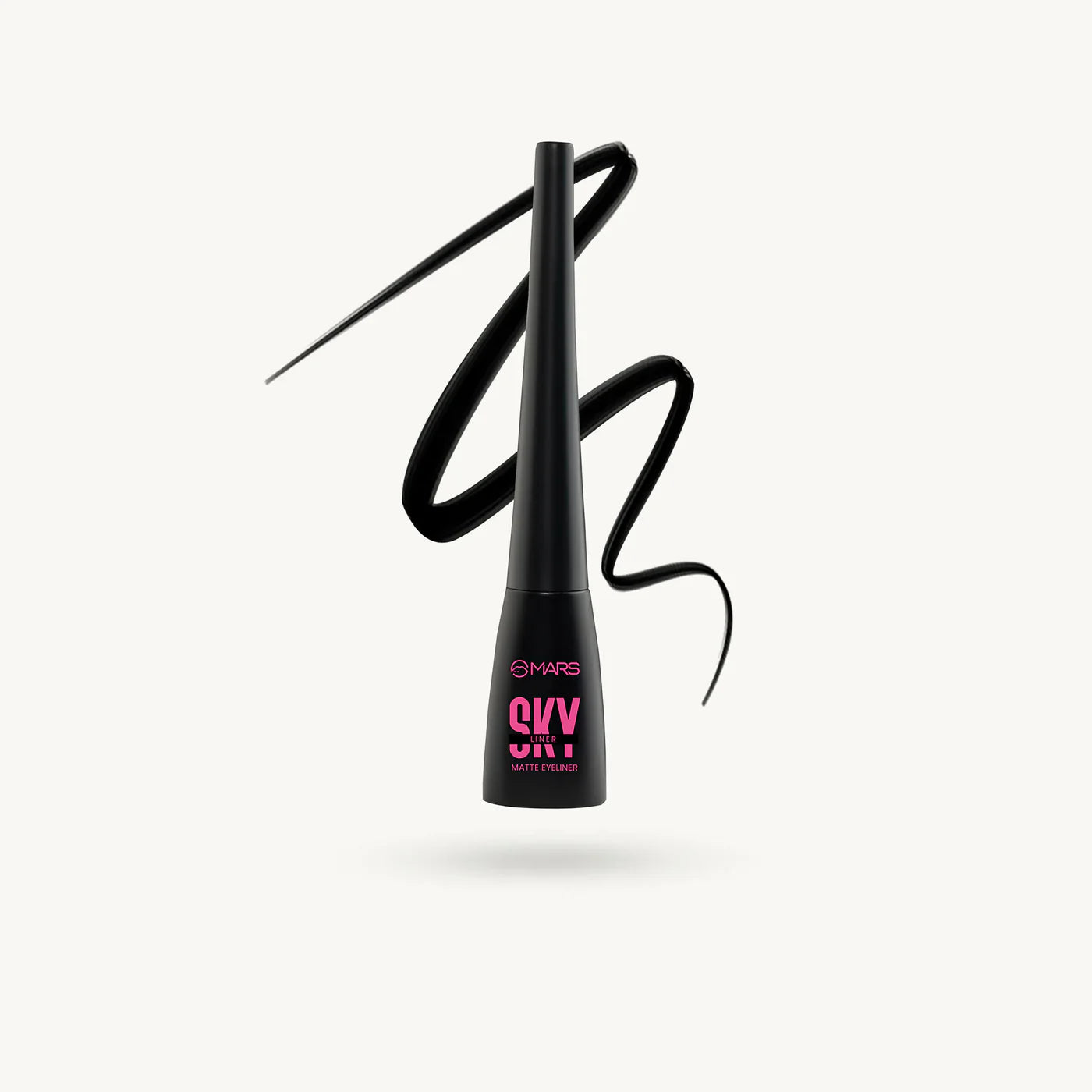 MARS Skyliner Liquid Eyeliner - Sleek Packaging with Precision Felt Tip Applicator - Pink Flash BD