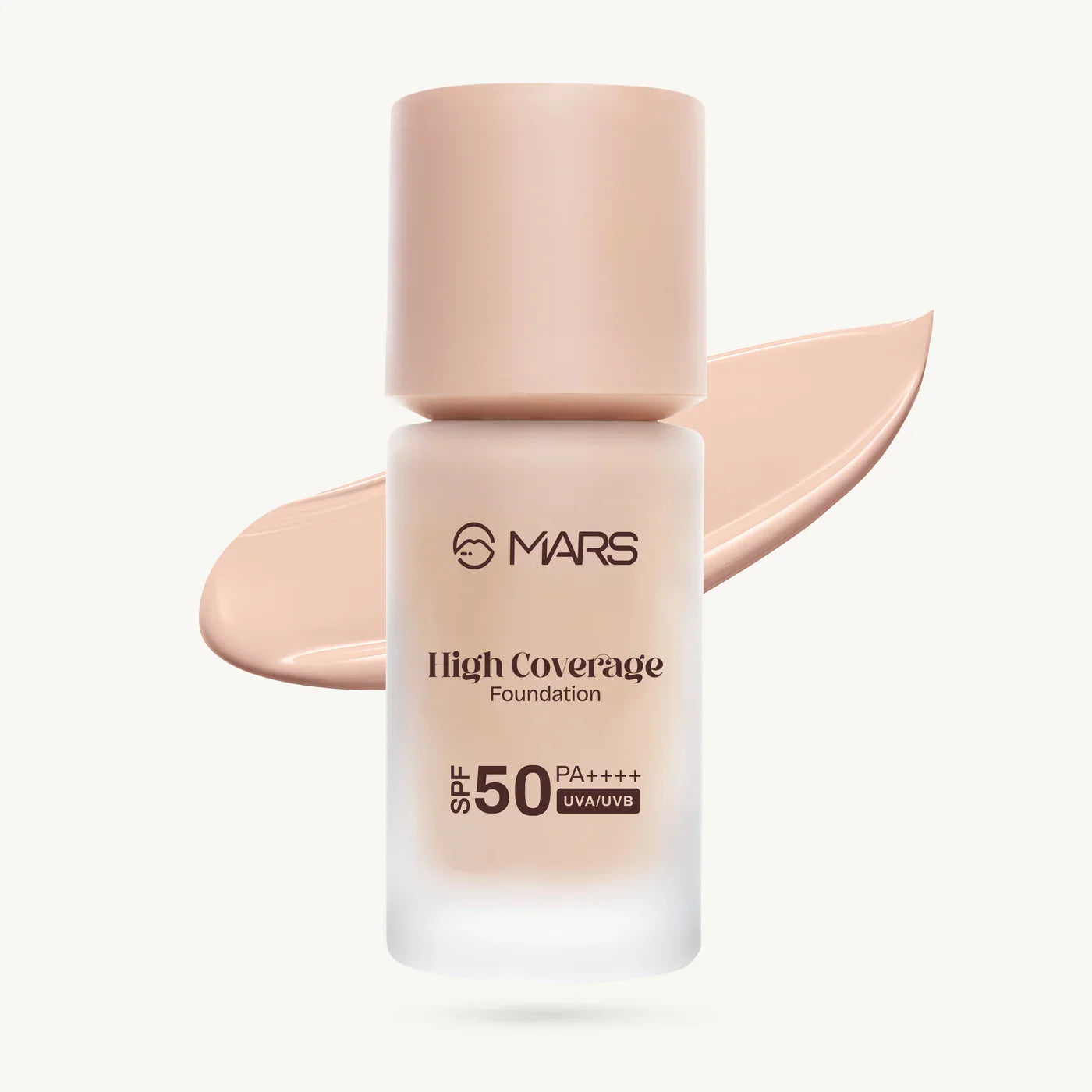 MARS High Coverage Liquid Matte Foundation – Shade 001 (Bottle)