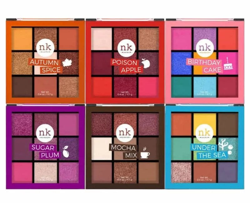 Nicka K Nine Color Eyeshadow Palette