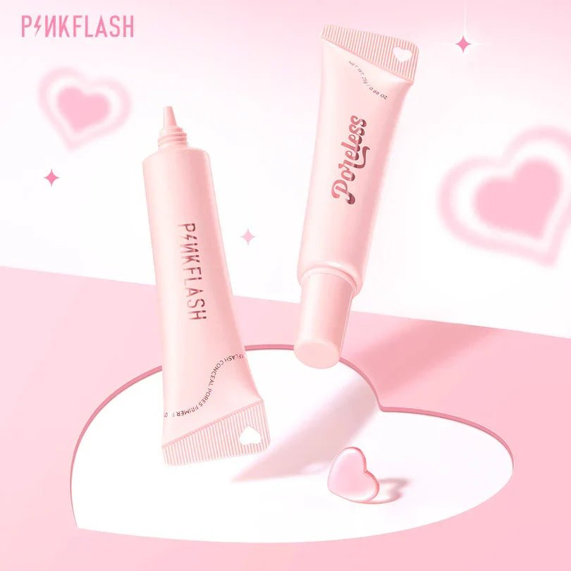 PINKFLASH #OhMySelf Conceal Pores Primer | Weightless Clear Gel | Instant Pore Blur & Oil Control | Pink Flash BD - Beauty Glazed BD