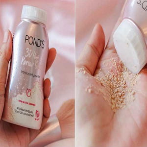 Pond’s 3D Hya Korean Glow Powder | Hyaluron-Infused Translucent Powder(50g) | Pink Flash BD - Pink Flash BD
