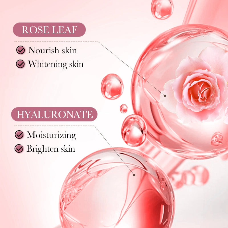 SADOER Real Rose Moisturizing Facial Mask Deep Hydrating Nourishing Sheet Mask.